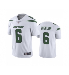 Men's New York Jets #6 Greg Zuerlein White Vapor Untouchable Limited Stitched Jersey