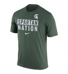 Michigan State Spartans Nike Nation Legend Local Verbiage Dri-FIT T-Shirt Green