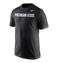 Michigan State Spartans Nike Wordmark T-Shirt Black
