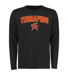 Maryland Terrapins Proud Mascot Long Sleeves T-Shirt Black