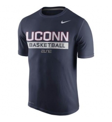 UConn Huskies Nike Basketball Practice Performance T-Shirt Navy