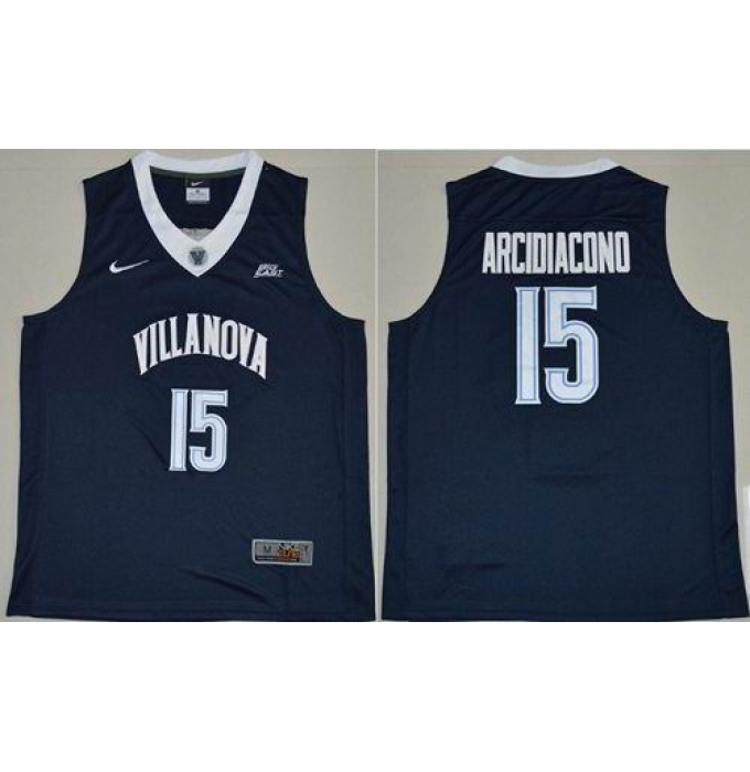 Villanova Wildcats #15 Ryan Arcidiacono Navy Blue Basketball Stitched NCAA Jersey