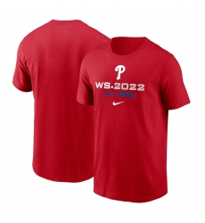 Men's Philadelphia Phillies Nike Red 2022 World Series T-Shirt