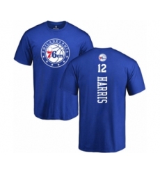 Basketball Philadelphia 76ers #12 Tobias Harris Royal Blue Backer T-Shirt