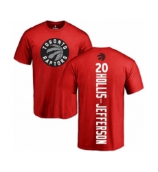 Basketball Toronto Raptors #20 Rondae Hollis-Jefferson Red Backer T-Shirt