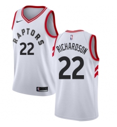 Youth Nike Toronto Raptors #22 Malachi Richardson Authentic White NBA Jersey - Association Edition