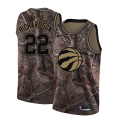 Youth Nike Toronto Raptors #22 Malachi Richardson Swingman Camo Realtree Collection NBA Jersey