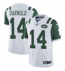 Youth Nike New York Jets #14 Sam Darnold White Vapor Untouchable Limited Player NFL Jersey