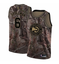 Women's Nike Atlanta Hawks #6 Omari Spellman Swingman Camo Realtree Collection NBA Jersey