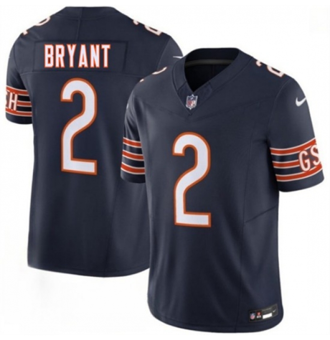 Men's Chicago Bears #2 Coby Bryant Navy 2026 F.U.S.E. Vapor Untouchable Limited Football Stitched Jersey