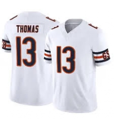 Men's Nike Zavion Thomas White #13 Chicago Bears Game Player Jersey