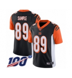 Men's Cincinnati Bengals #94 Sam Hubbard Black Team Color Vapor Untouchable Limited Player 100th Season Football Jersey