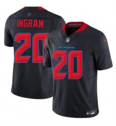Men's Houston Texans #20 Ja'Marcus Ingram Navy 2nd Alternate 2026 F.U.S.E. Vapor Limited Stitched Football Jersey