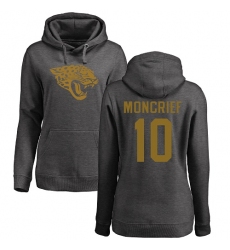 NFL Women's Nike Jacksonville Jaguars #10 Donte Moncrief Ash One Color Pullover Hoodie
