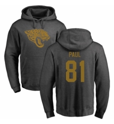 NFL Nike Jacksonville Jaguars #81 Niles Paul Ash One Color Pullover Hoodie