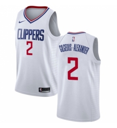 Women's Nike Los Angeles Clippers #2 Shai Gilgeous-Alexander Swingman White NBA Jersey - Association Edition