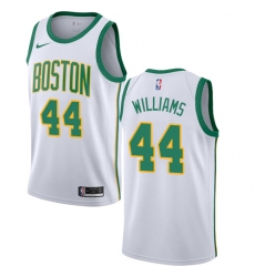 Men's Nike Boston Celtics #44 Robert Williams Swingman White NBA Jersey - City Edition