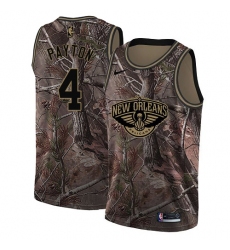 Women's Nike New Orleans Pelicans #4 Elfrid Payton Swingman Camo Realtree Collection NBA Jersey