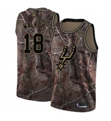 Women's Nike San Antonio Spurs #18 Lonnie Walker Swingman Camo Realtree Collection NBA Jersey