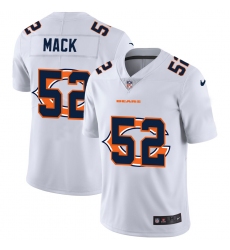 Men's Chicago Bears #52 Khalil Mack White Nike White Shadow Edition Limited Jersey