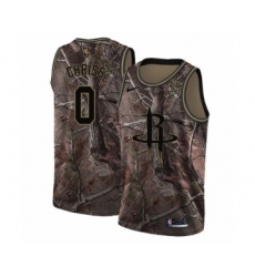 Men's Nike Houston Rockets #0 Marquese Chriss Swingman Camo Realtree Collection NBA Jersey