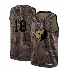 Women's Nike Memphis Grizzlies #18 Omri Casspi Swingman Camo Realtree Collection NBA Jersey