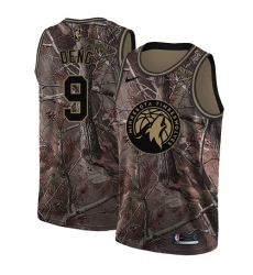 Youth Nike Minnesota Timberwolves #9 Luol Deng Swingman Camo Realtree Collection NBA Jersey