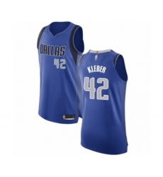 Men's Dallas Mavericks #42 Maxi Kleber Authentic Royal Blue Basketball Jersey - Icon Edition