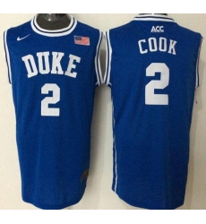 Blue Devils #2 Quinn Cook Blue Basketball New Stitched NCAA Jersey