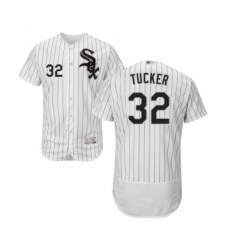 Men's Chicago White Sox #32 Preston Tucker White Home Flex Base Authentic Collection Baseball Jersey