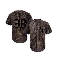 Men's Chicago White Sox #38 Ryan Goins Authentic Camo Realtree Collection Flex Base Baseball Jersey