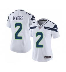 Women's Seattle Seahawks #2 Jason Myers White Vapor Untouchable Limited Player Football Jersey