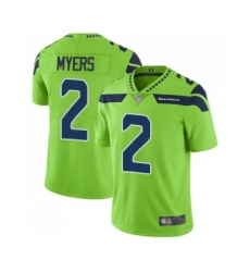 Youth Seattle Seahawks #2 Jason Myers Limited Olive 2017 Salute to Service Football Jersey
