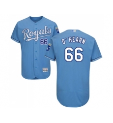 Men's Kansas City Royals #66 Ryan O Hearn Light Blue Alternate Flex Base Authentic Collection Baseball Jersey