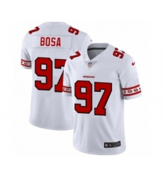Men's San Francisco 49ers #97 Nick Bosa White Team Logo Cool Edition Jersey