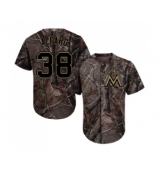 Men's Miami Marlins #38 Jorge Alfaro Black Alternate Flex Base Authentic Collection Baseball Jersey