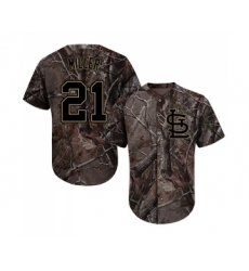 Youth St. Louis Cardinals #21 Andrew Miller Authentic Camo Realtree Collection Flex Base Baseball Jersey