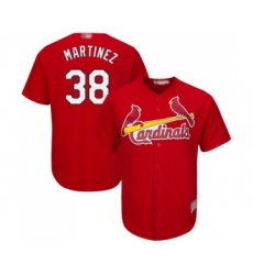 Youth St. Louis Cardinals #38 Jose Martinez Replica Red Alternate Cool Base Baseball Jersey