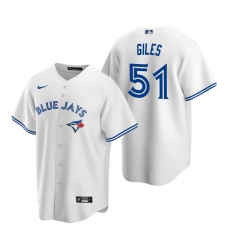Men's Nike Toronto Blue Jays #51 Ken Giles White Home Stitched Baseball Jersey