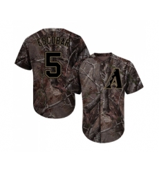 Men's Arizona Diamondbacks #5 Eduardo Escobar Authentic Camo Realtree Collection Flex Base Baseball Jersey