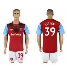 West Ham United #39 Cullen Home Soccer Club Jersey