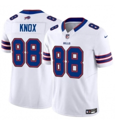 Men's Buffalo Bills #88 Dawson Knox White 2024 F.U.S.E. Vapor Untouchable Limited Stitched Football Jersey