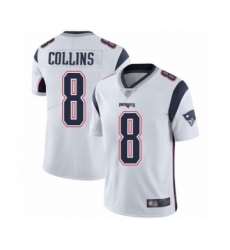 Youth New England Patriots #8 Jamie Collins White Vapor Untouchable Limited Player Football Jersey