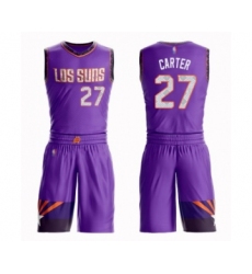 Men's Phoenix Suns #27 Jevon Carter Swingman Purple Basketball Suit Jersey - City Edition