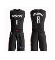 Women's Washington Wizards #8 Rui Hachimura Swingman Black Basketball Suit Jersey - City Edition