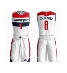 Women's Washington Wizards #8 Rui Hachimura Swingman White Basketball Suit Jersey - Association Edition