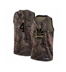 Youth Golden State Warriors #4 Omari Spellman Swingman Camo Realtree Collection Basketball Jersey