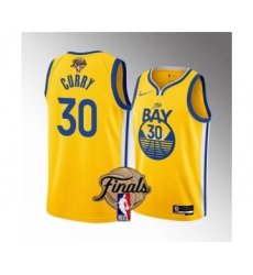 Men's Golden State Warriors #33 James Wiseman 2022 Black NBA Finals Stitched Jersey