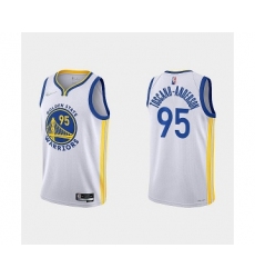 Mens Golden State Warriors #95 Juan Toscano-Anderson 2022 white Stitched Basketball Jersey