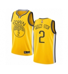 Women's Golden State Warriors #2 Willie Cauley-Stein Yellow Swingman Jersey - Earned Edition
